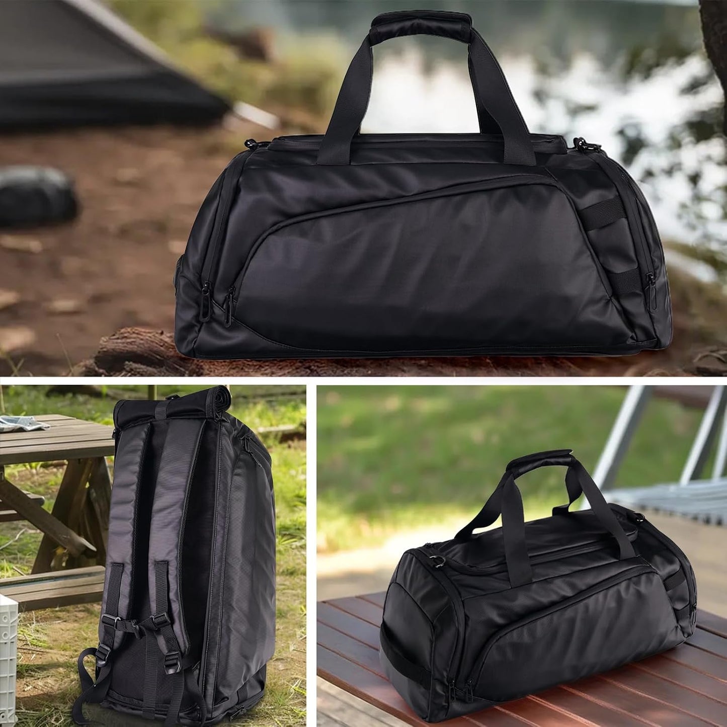 Multi-Functional Travel Sports Duffel Backpack